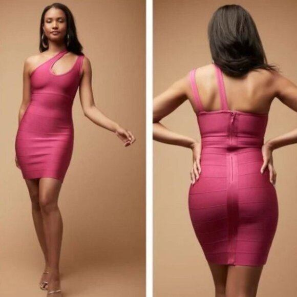 Herve Leger x Forever 21 Bandage Dress in Fuchsia Pink Size Large
